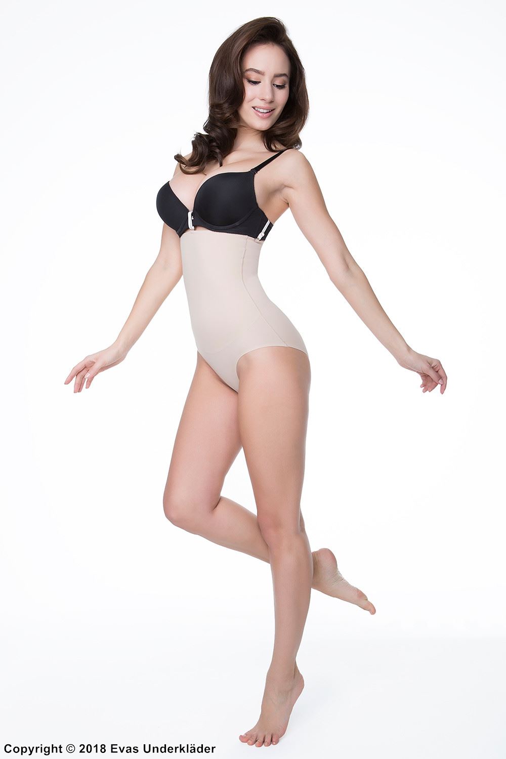 Shapewear / formende Maxi-Slip, Anti-Rutsch-Silikonband, Korrektur von Bauch, Taille und Po